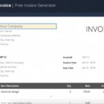 Free Invoice Generator By Invoiced