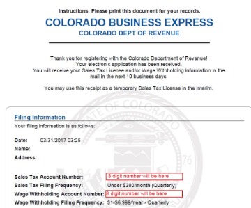 how to apply for a colorado sales tax license