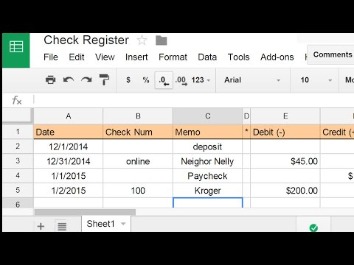 how to balance a checkbook