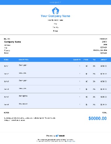 how to make an invoice