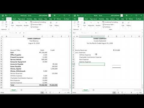 how to prepare an income statement