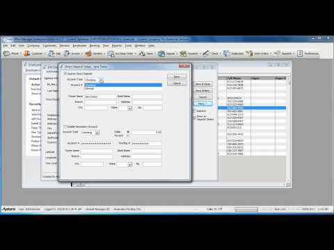 how to set up direct deposit for employees