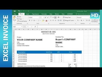 how to write an invoice