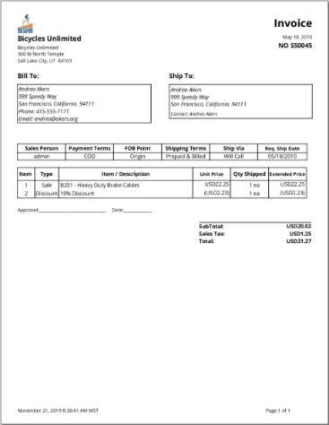 Invoice Template For Excel