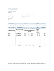 Invoice Templates for Free