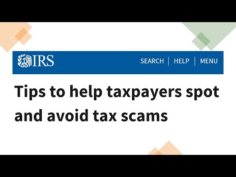 irs tax scam or impersonation