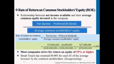 reporting stockholder equity