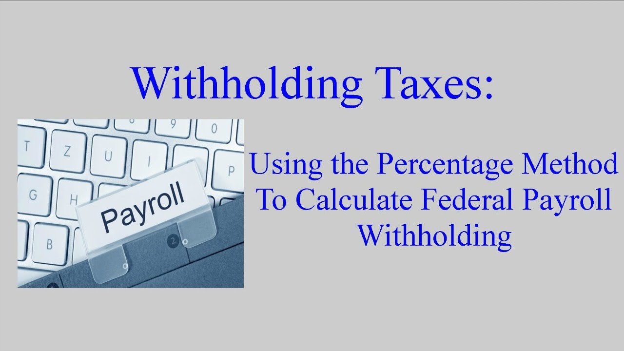 tax withholding estimator