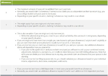 tax withholding estimator