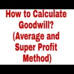 The Goodwill Value Calculation Of A Retail Store