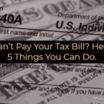 What Happens If You Can't Pay Your Taxes?