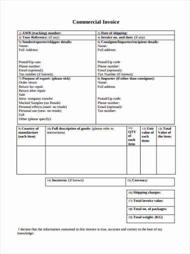 what is an invoice? example and template