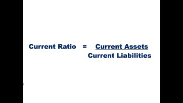 what is the current ratio & how to calculate it